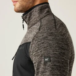 Men's Baslinn Full Zip Fleece | Treetop Marl Black