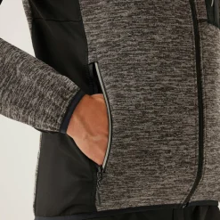 Men's Baslinn Full Zip Fleece | Treetop Marl Black