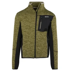 Men's Baslinn Full Zip Fleece | Nephrite Green Marl Black