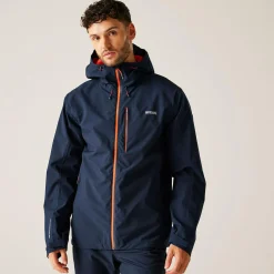 Men's Birchdale II Waterproof Jacket | Navy Tangerine Tango