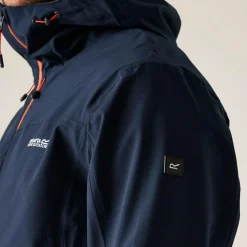 Men's Birchdale II Waterproof Jacket | Navy Tangerine Tango