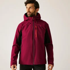 Men's Birchdale II Waterproof Jacket | Dark Maroon Black