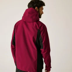 Men's Birchdale II Waterproof Jacket | Dark Maroon Black