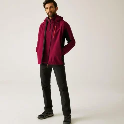 Men's Birchdale II Waterproof Jacket | Dark Maroon Black