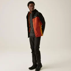 Men's Birchdale Waterproof Jacket | Red Ochre Black