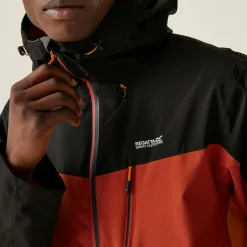 Men's Birchdale Waterproof Jacket | Red Ochre Black