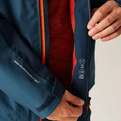 Men's Bosfield III Waterproof Jacket | Moonlight Denim Navy Tangerine Tango