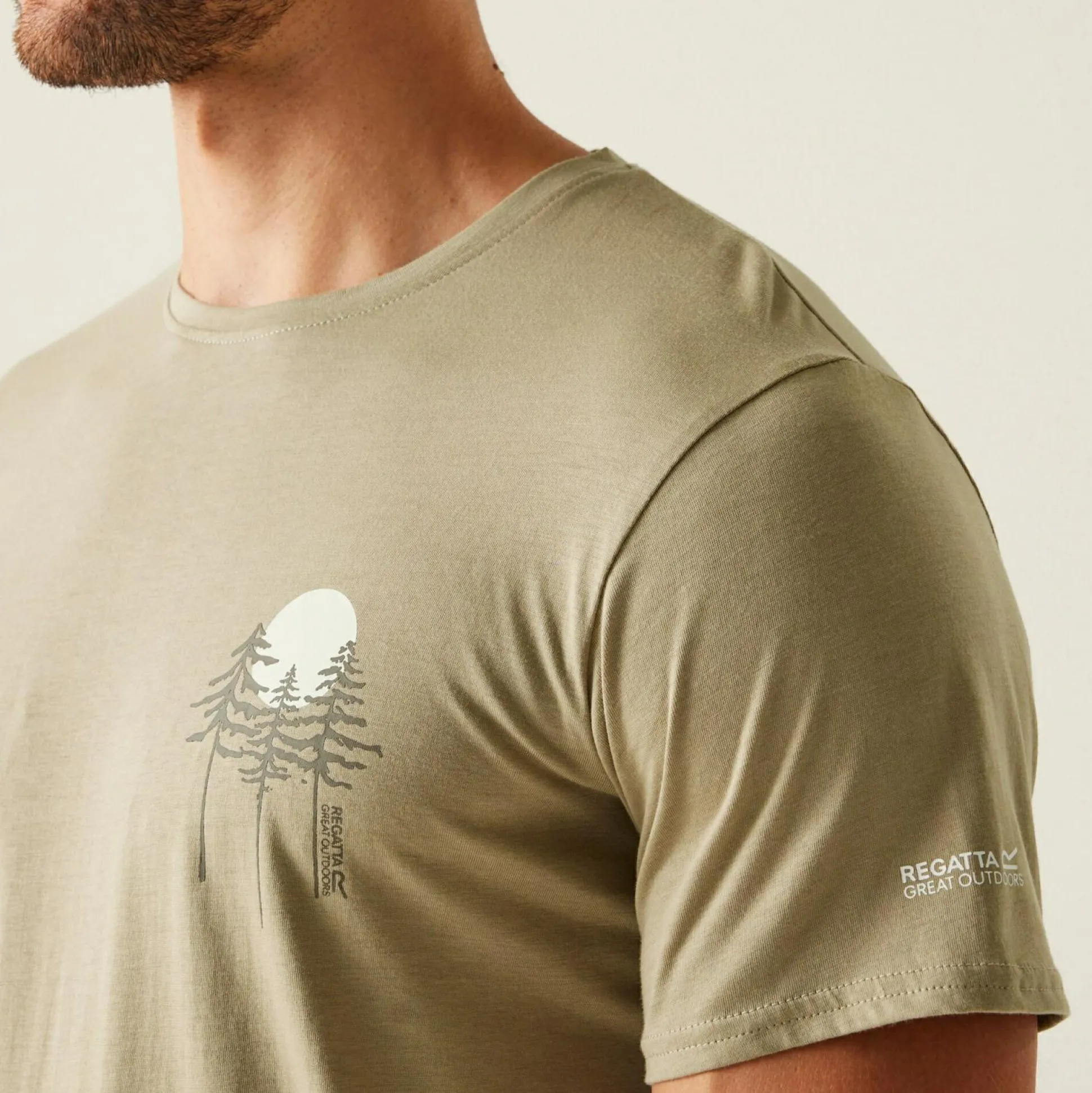 Men's Breezed V T-Shirt | Golden Sand