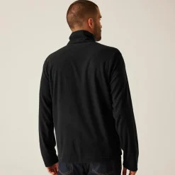 Men's Classic Full Zip Lightweight Microfleece | Black