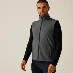 Men's Classic Printable Softshell Bodywarmer | Seal Grey