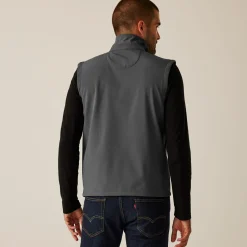 Men's Classic Printable Softshell Bodywarmer | Seal Grey