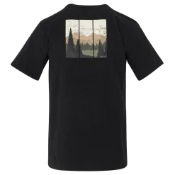 Men's Cline IX T-Shirt | Black Mountain Print