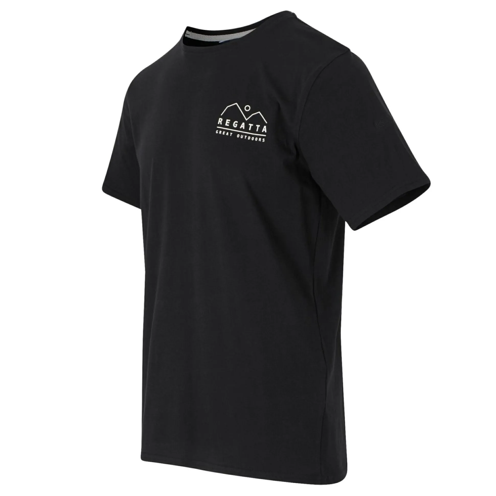 Men's Cline IX T-Shirt | Black Mountain Print