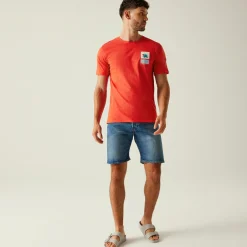 Men's Cline IX T-Shirt | Poppy Red Cool Summer