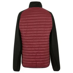 Men's Clumber Hybrid Jacket | Dark Maroon Black