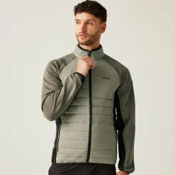 Men's Clumber IV Hybrid Jacket | Golden Sand Treetop Black