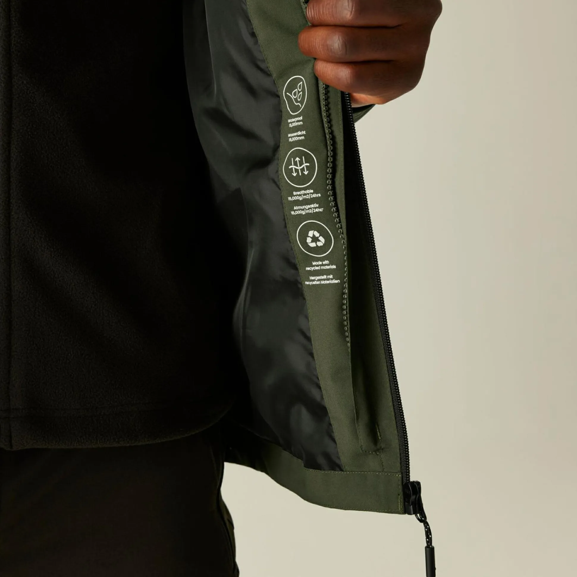 Men's Coriver 3-in-1 Jacket | Dark Khaki