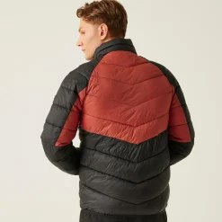 Men's Dalent Padded Jacket | Red Ochre Black