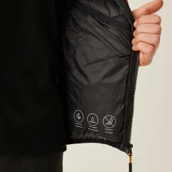 Men's Dalent Padded Jacket | Red Ochre Black