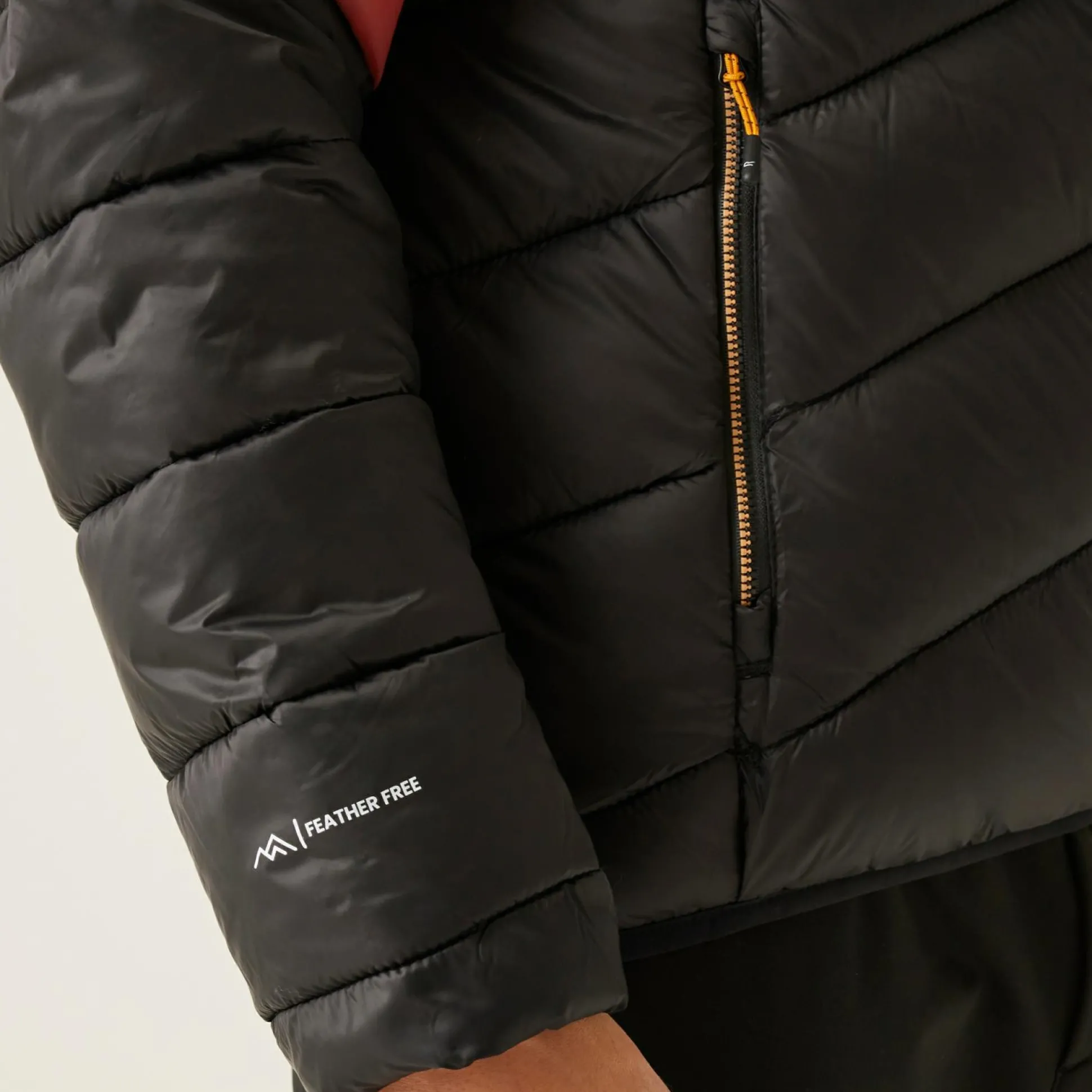 Men's Dalent Padded Jacket | Red Ochre Black