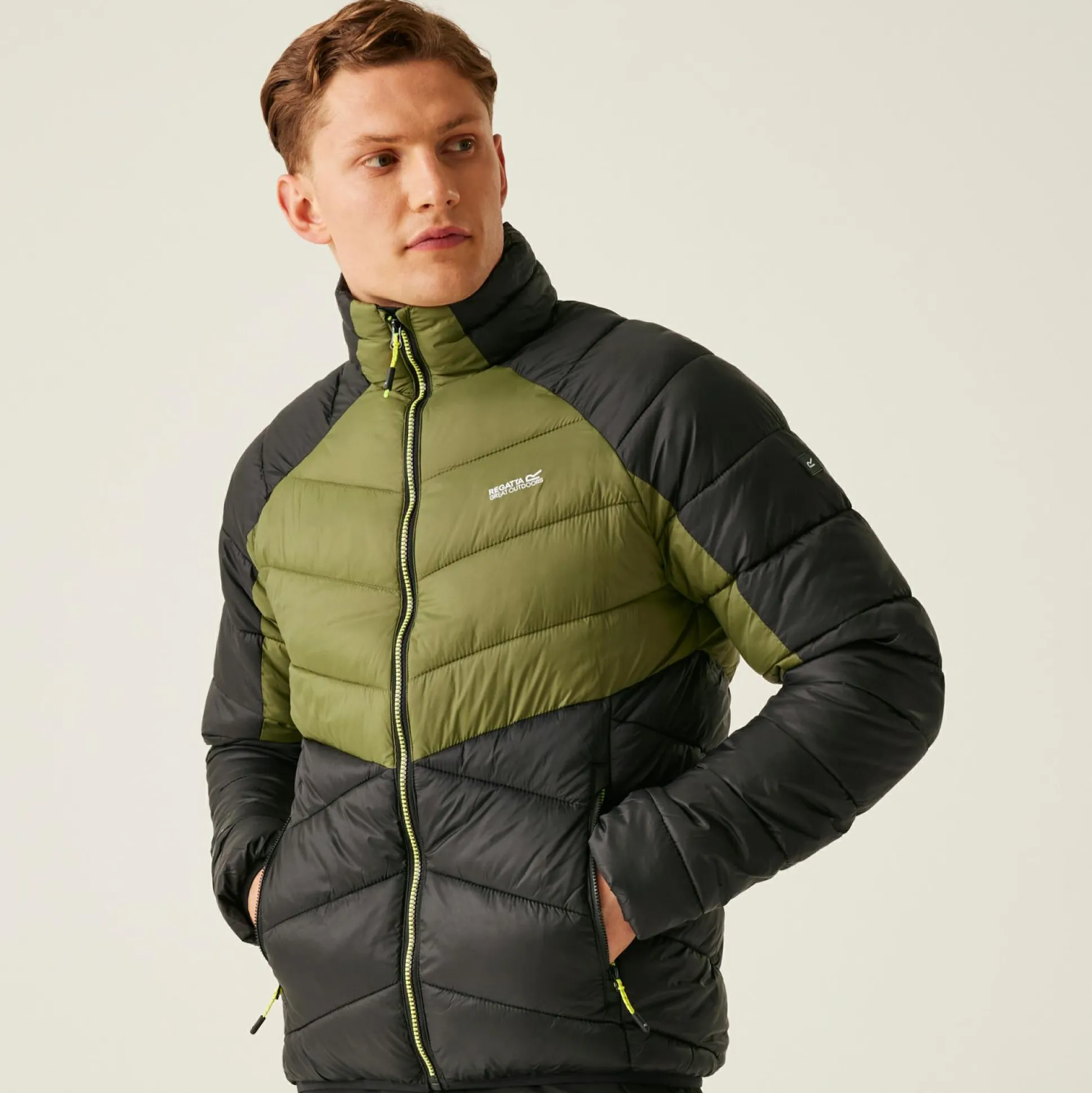 Men's Dalent Padded Jacket | Nephrite Green Black