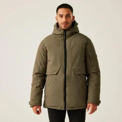 Men's Dallymoore Insulated Padded Jacket | Crocodile Black