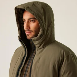 Men's Dallymoore Insulated Padded Jacket | Crocodile Black