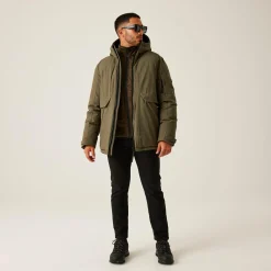 Men's Dallymoore Insulated Padded Jacket | Crocodile Black