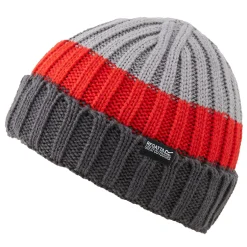 Men's Davion V Hat | Mineral Grey High Risk Red