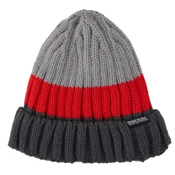 Men's Davion V Hat | Mineral Grey High Risk Red