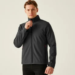 Men's Dendrick Softshell Jacket | Ash Red Ochre