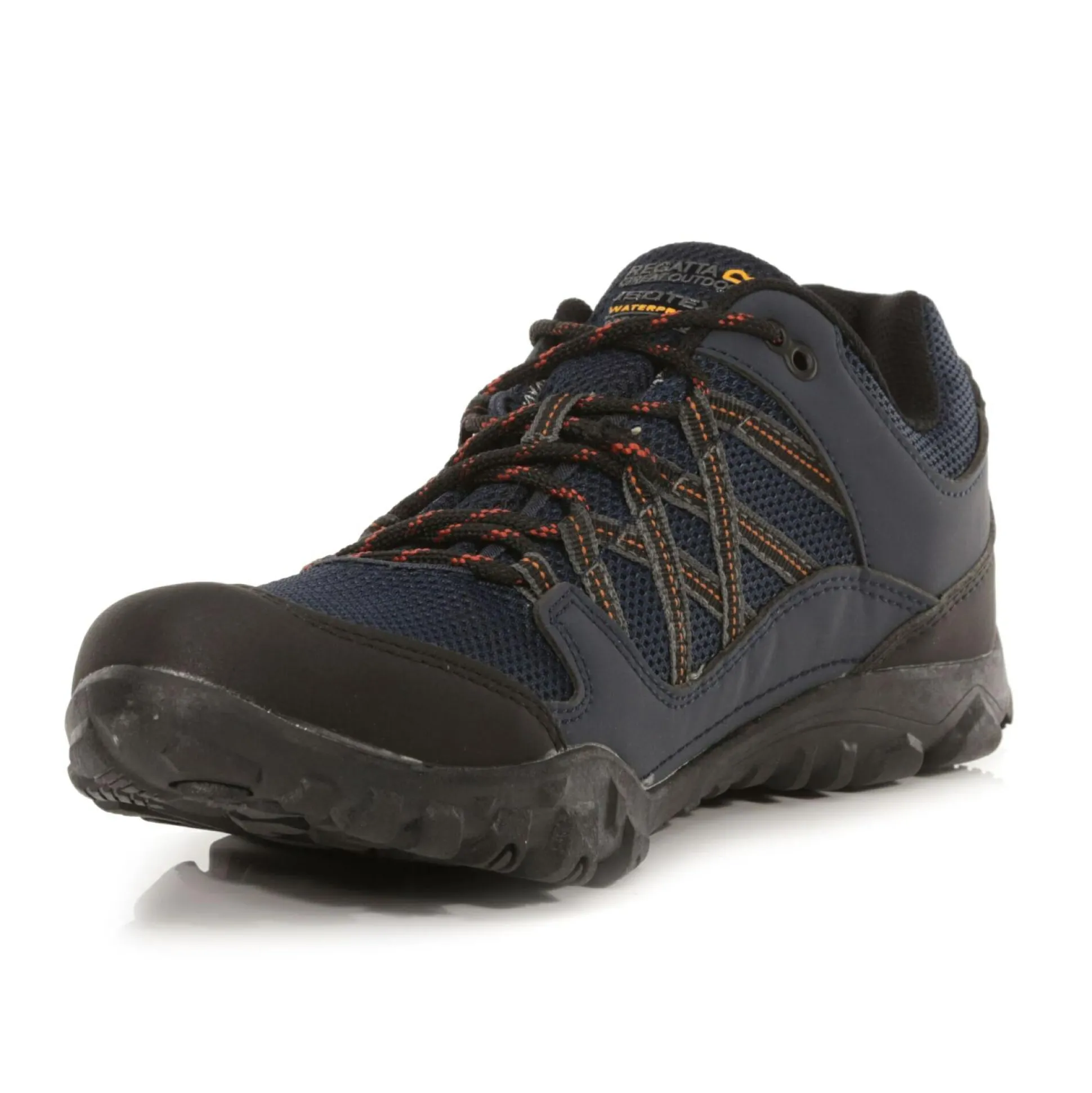 Men's Edgepoint III Waterproof Walking Shoes | Navy Burnt Umber