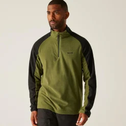 Men's Elson II Lightweight Fleece | Nephrite Green Black