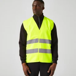 Men's Essential HI-VIS Easy Print Vest | Yellow