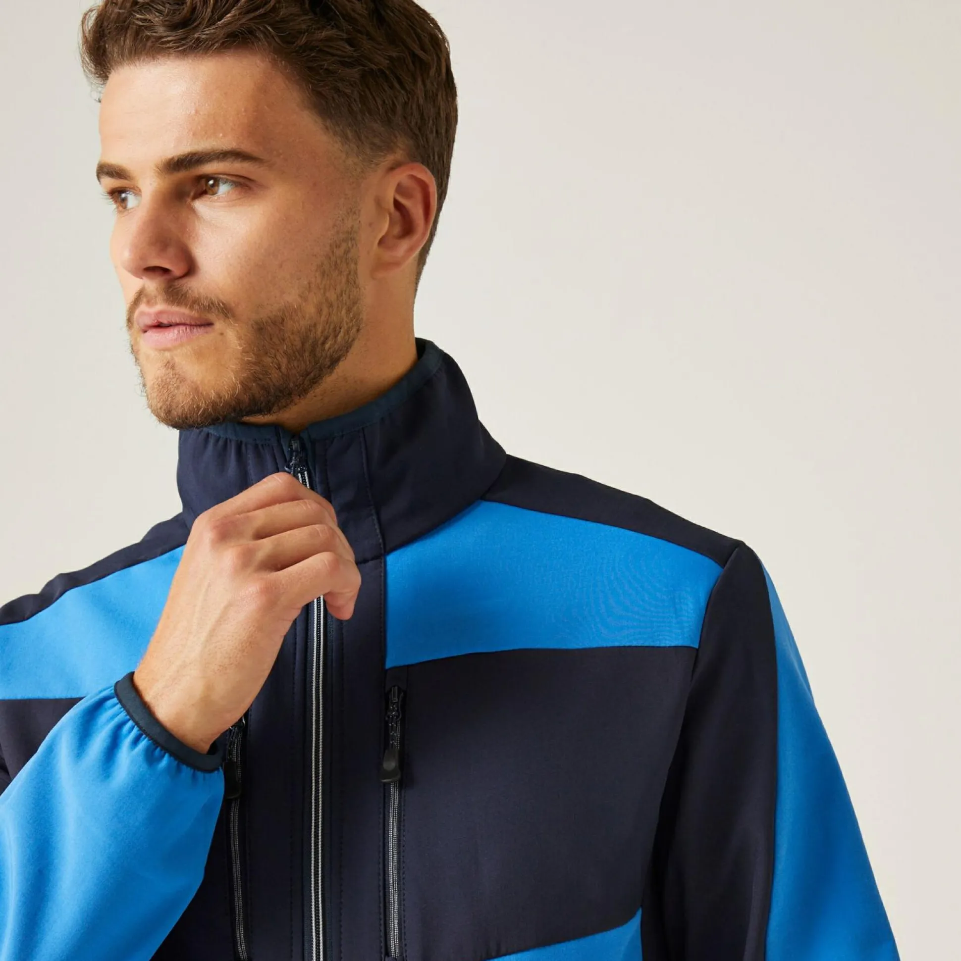 Men's E-Volve 2 Layer Softshell Jacket | Strong Blue Navy
