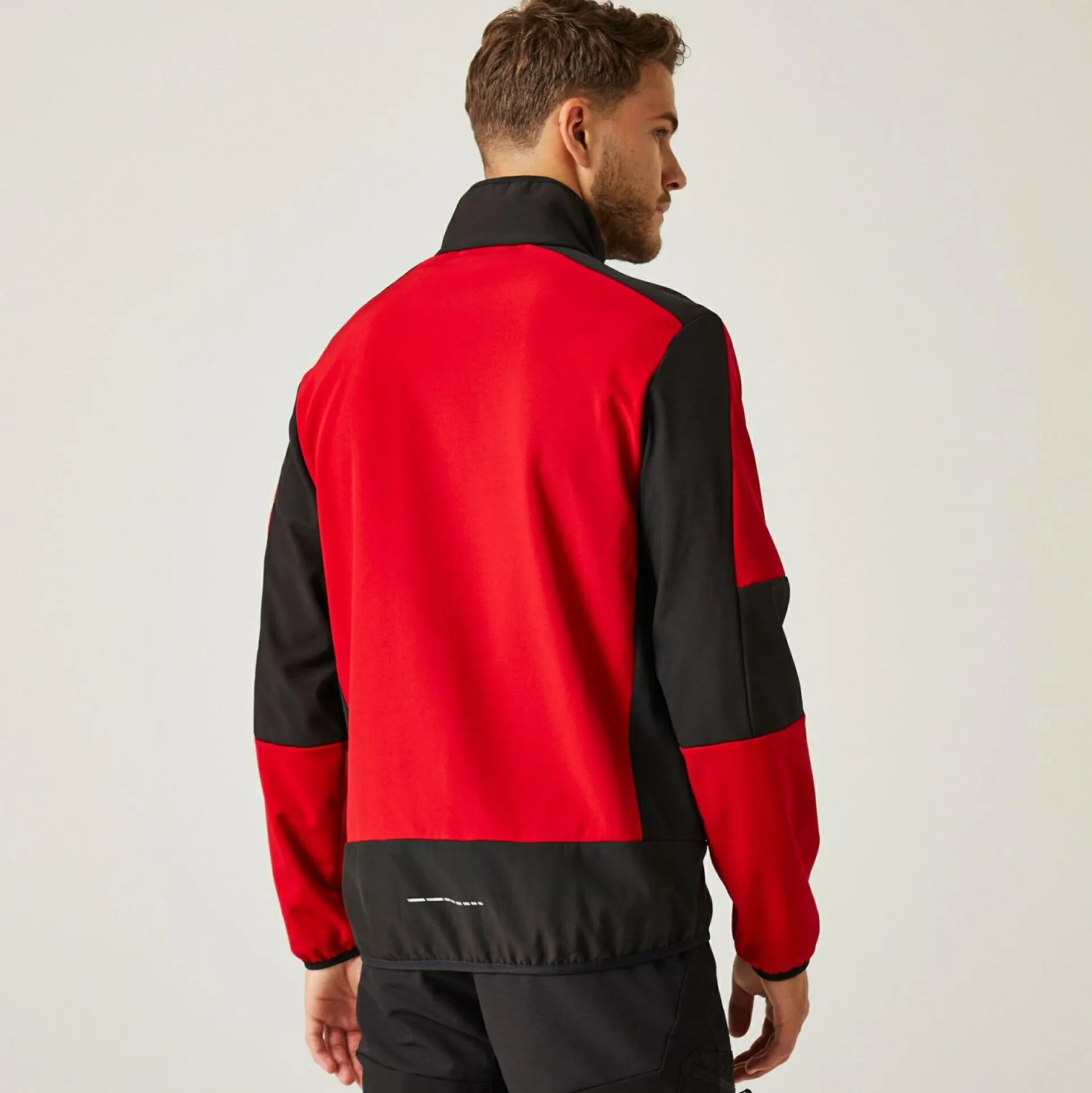 Men's E-Volve 2 Layer Softshell Jacket | Classic Red Black