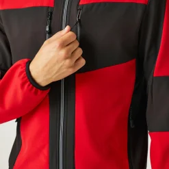 Men's E-Volve 2 Layer Softshell Jacket | Classic Red Black