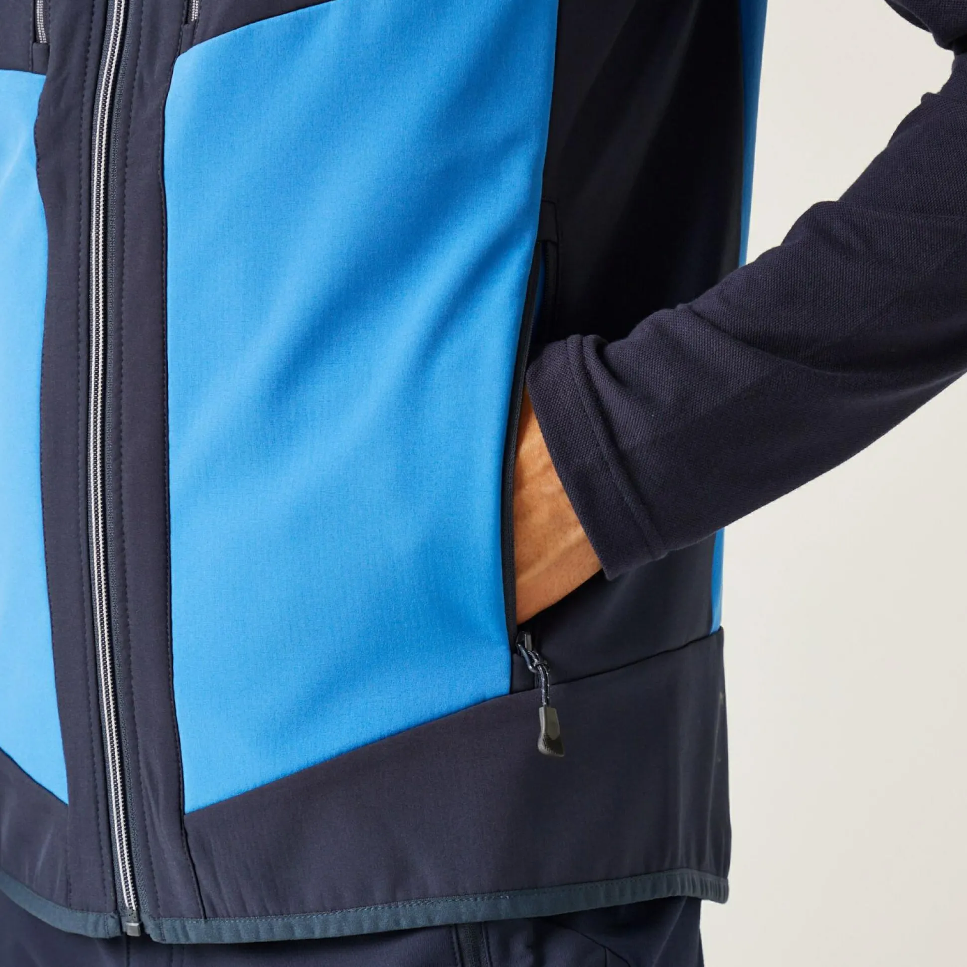Men's E-Volve 2 Layer Softshell Bodywarmer | Strong Blue Navy