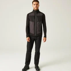 Men's E-Volve 2 Layer Softshell Bodywarmer | Ash Black