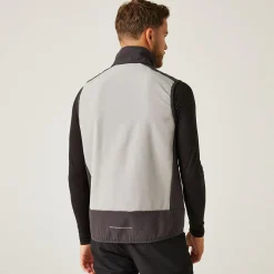 Men's E-Volve 2 Layer Softshell Bodywarmer | Mineral Grey Ash