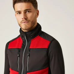 Men's E-Volve Stretch Bodywarmer | Classic Red Black