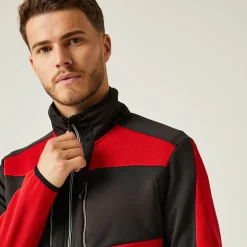 Men's E-Volve Stretch Midlayer | Classic Red Black