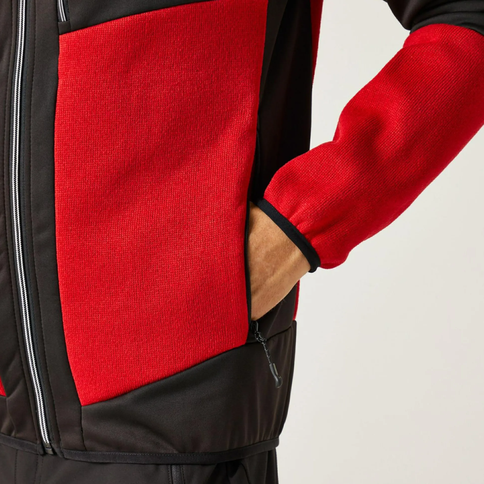 Men's E-Volve Stretch Midlayer | Classic Red Black