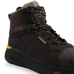 Men's Exofort Waterproof Safety Hiker | Chestnut Black