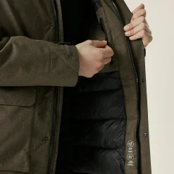 Men's Ezdale Waterproof Insulated Jacket | Crocodile Marl Black