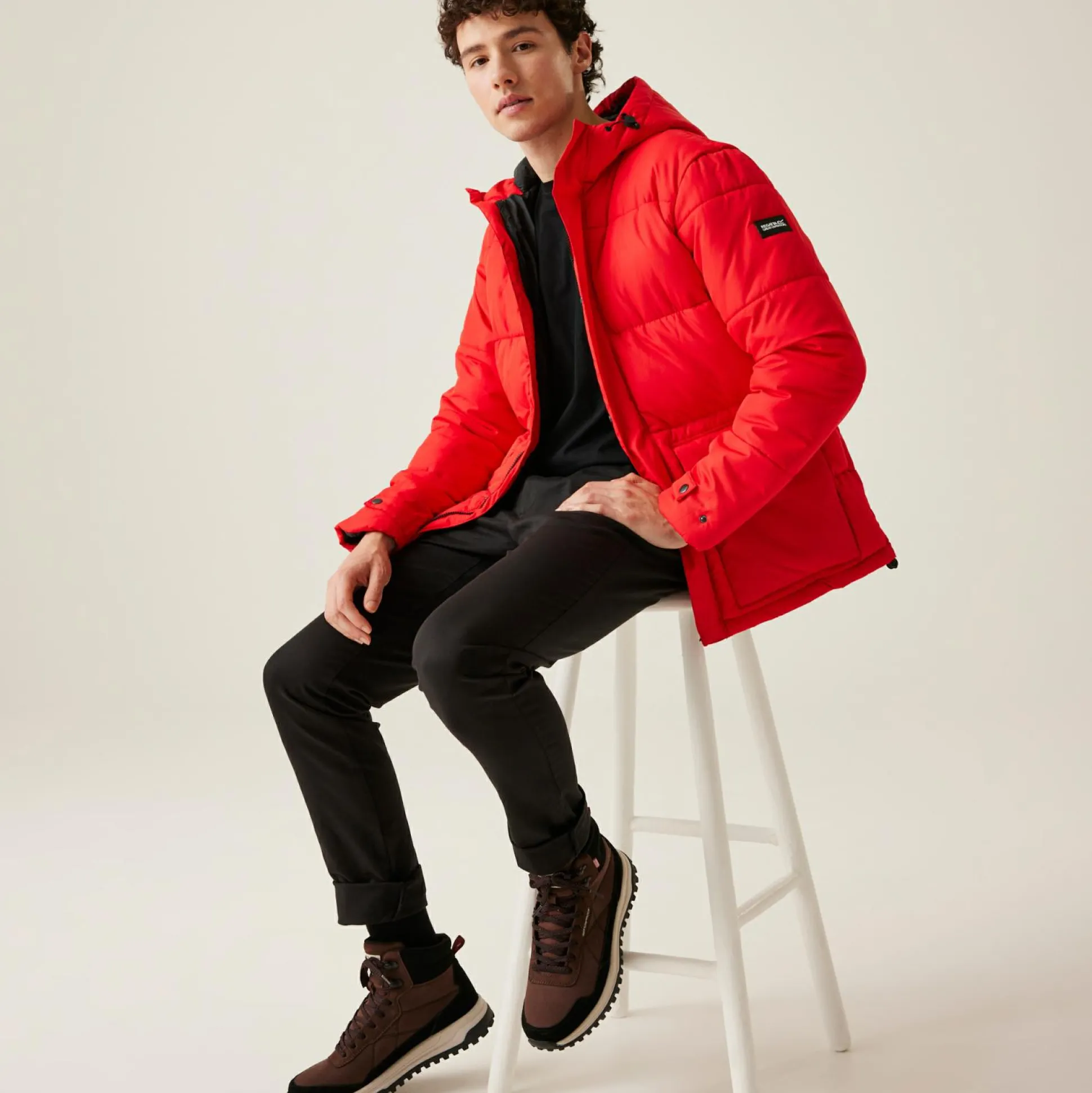 Men's Falkner Baffled Jacket | High Risk Red