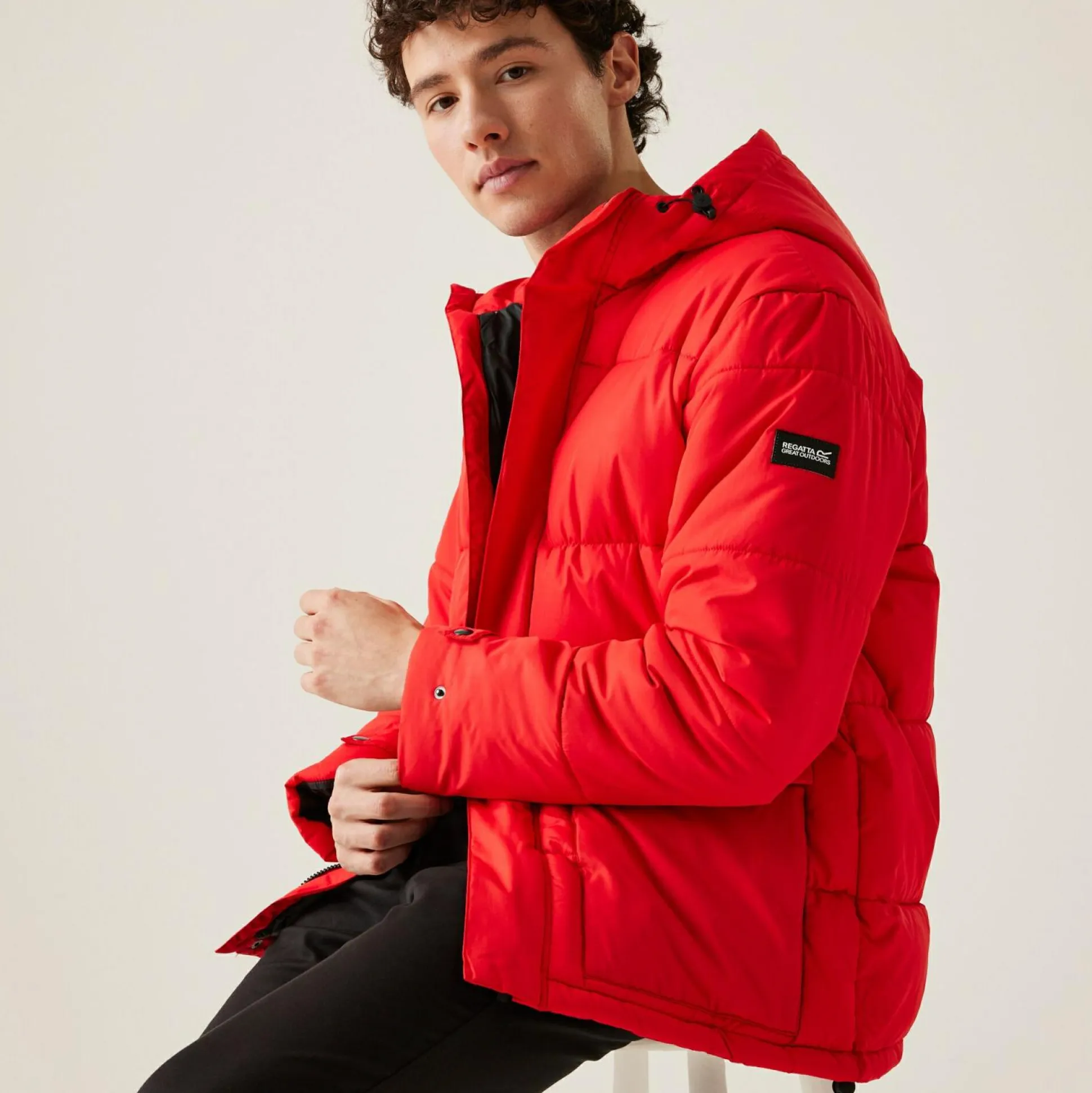 Men's Falkner Baffled Jacket | High Risk Red