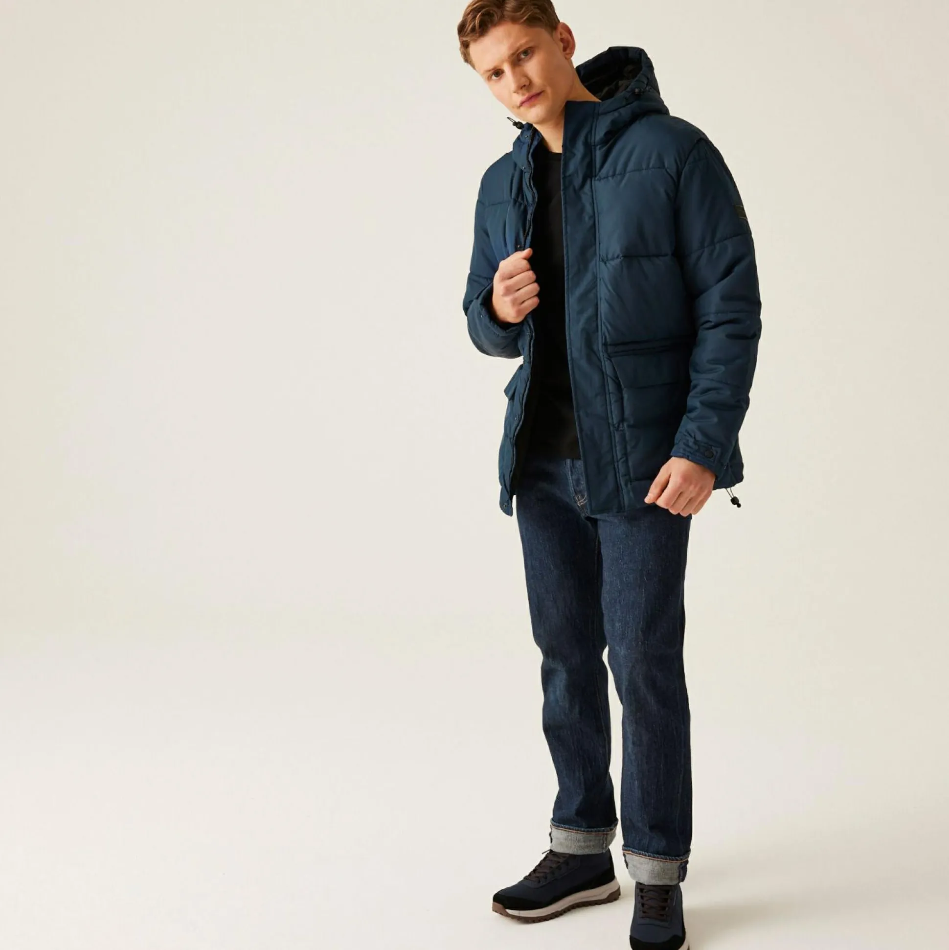 Men's Falkner Baffled Jacket | Navy