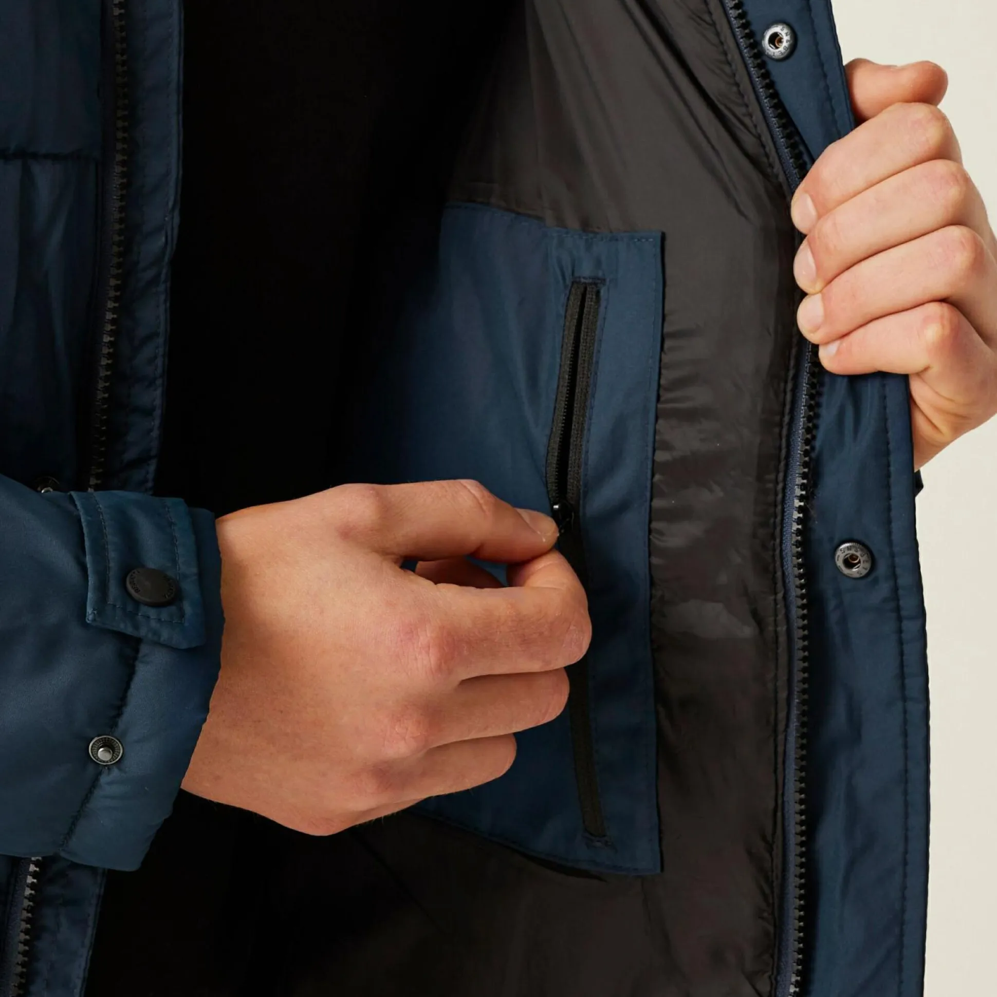 Men's Falkner Baffled Jacket | Navy