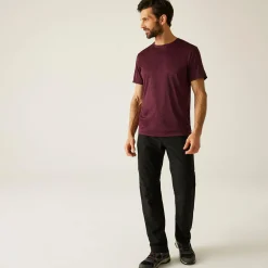 Men's Fingal Edition Marl T-Shirt | Dark Maroon
